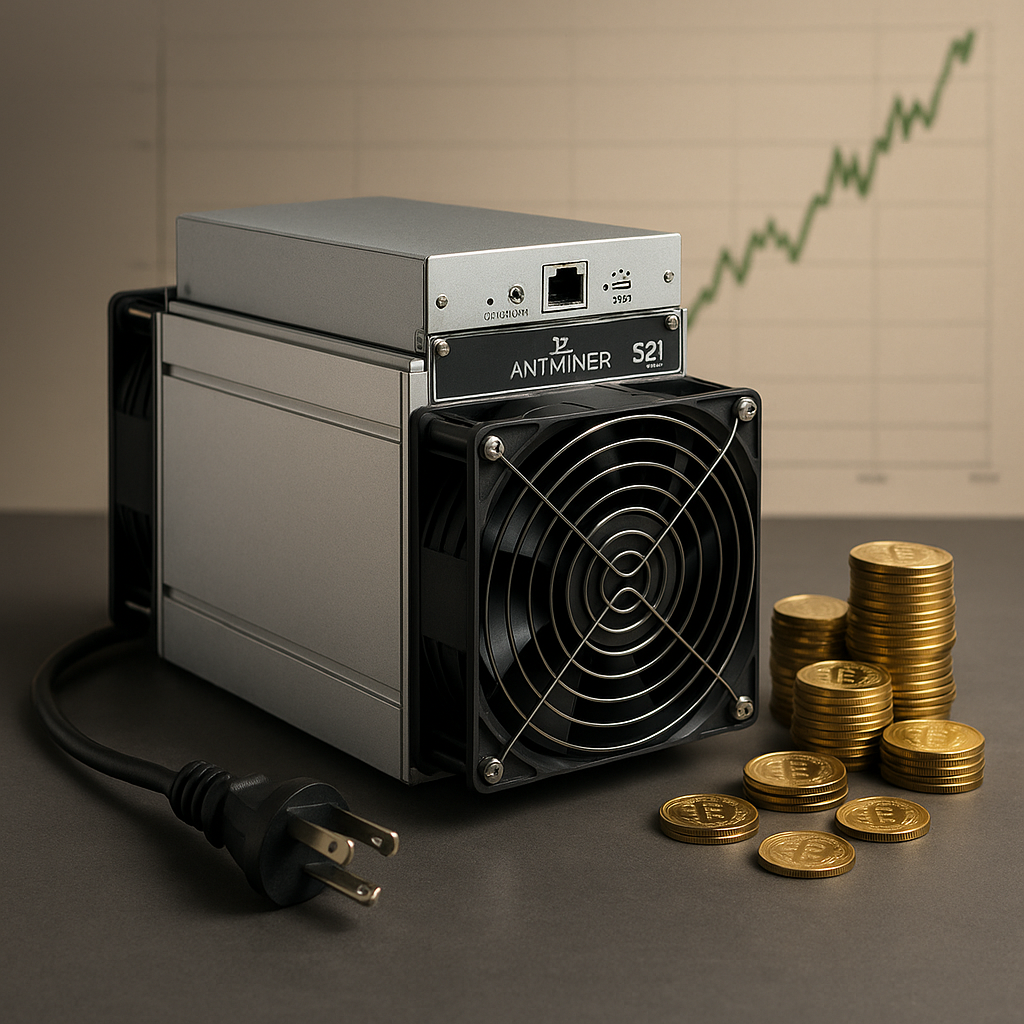 Сколько зарабатывает antminer s21 на текущей сложности
