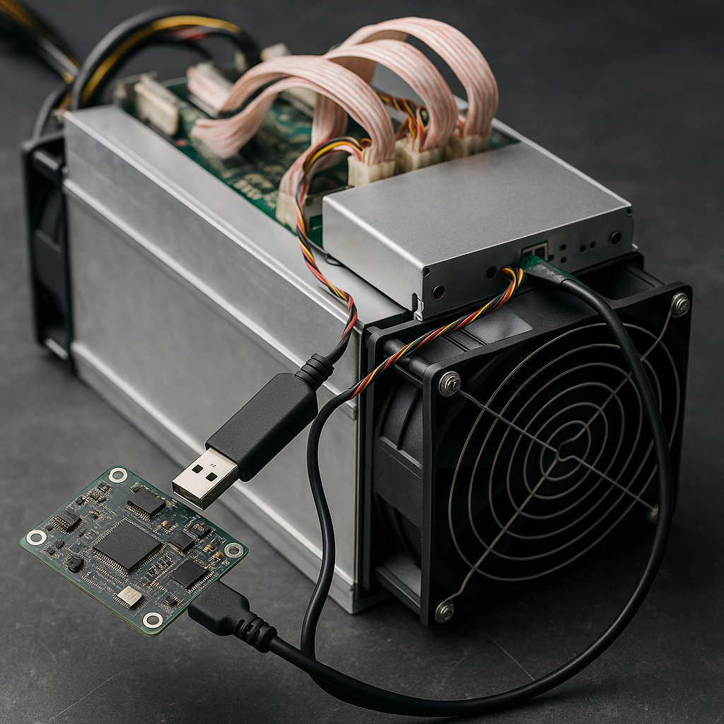 переходить на кастомную прошивку ASIC