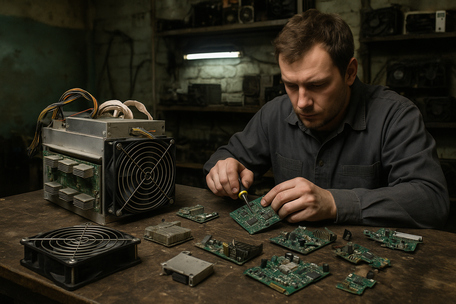 продать нерабочий asic