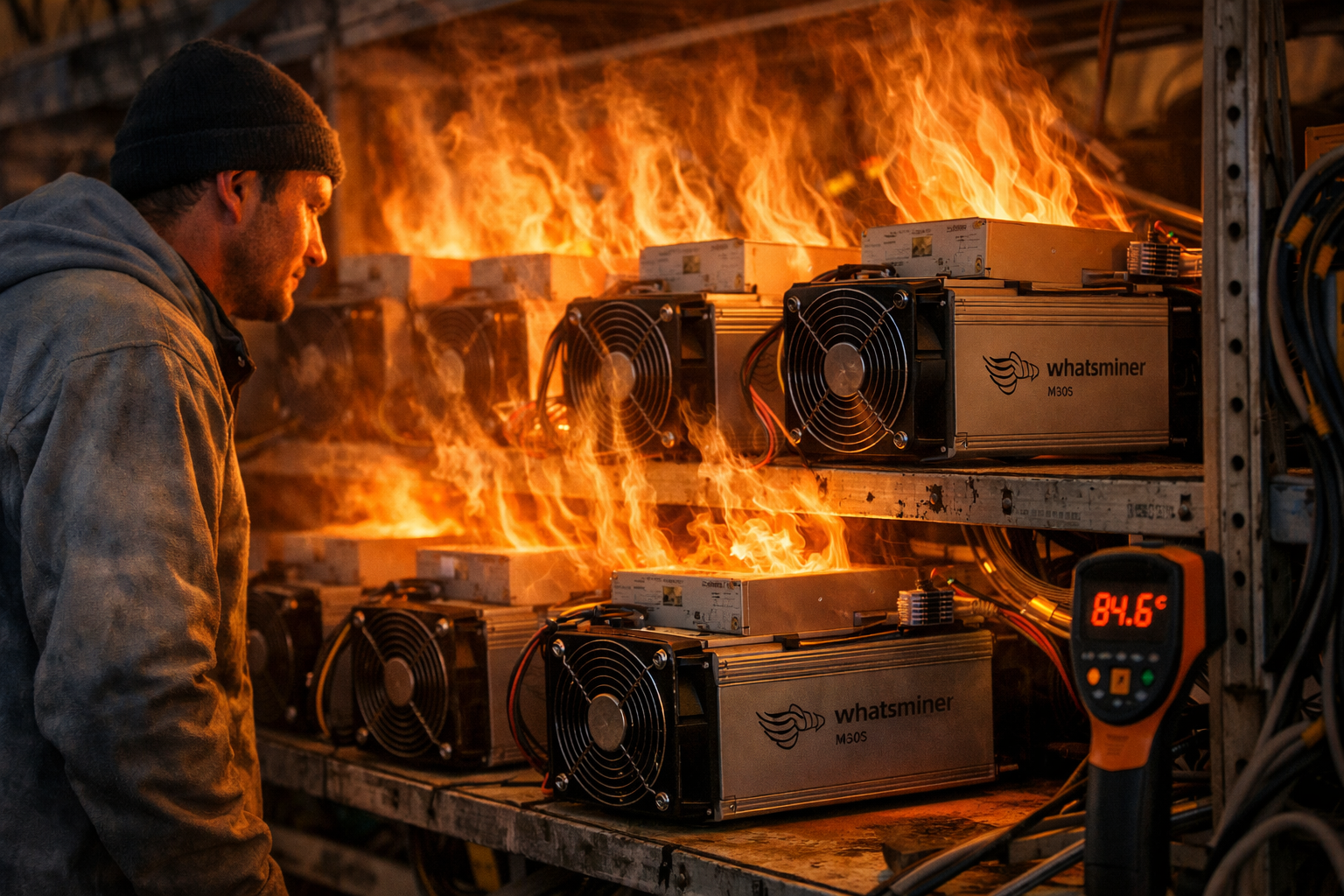 тепло выделяют asic Whatsminer